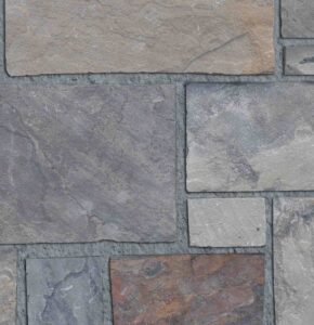 Pangaea® Natural Stone – Castlestone, Copper Canyon with half inch mortar joints