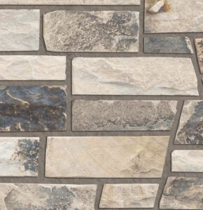 Pangaea® Natural Stone – Quarry Ledgestone®, Coyote with half inch mortar joints