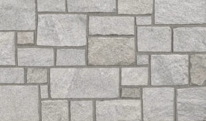 Pangaea® Natural Stone – Roman Castlestone, Chinook avec demi pouce joints de mortier