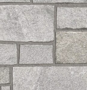 Pangaea® Natural Stone – Roman Castlestone, Chinook avec demi pouce joints de mortier