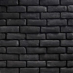 Dutch Quality Stone® - Handformed Brick™, Coal Crest™ avec demi pouce joints de mortier