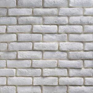 Dutch Quality Stone® - Handformed Brick™, Snowpack™ avec demi pouce joints de mortier