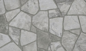 Pangaea® Natural Stone – Fieldstone, Grigio with half inch mortar joints